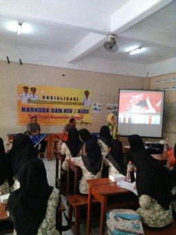 Kapolsek Gempol: Selamatkan Generasi Muda Dari Bahaya Narkoba dan HIV Aids. 